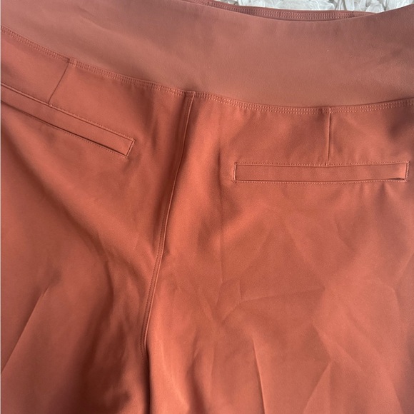 NWOT Athleta High Rise Endless Pleated Rust Orange Skort Shorts - Picture 4 of 9